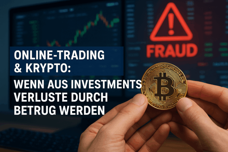 Anlagebetrug beim Online-Trading oder mit Krypto – Was jetzt tun?